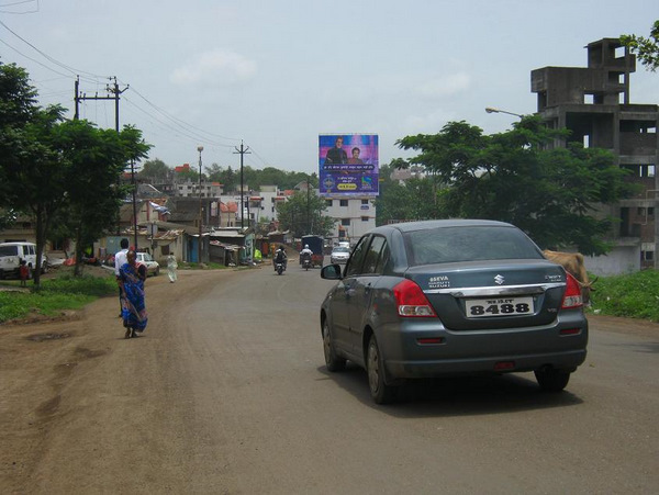 RAMVADI SQ. ABOVE NASIK SAMACHAR hoarding